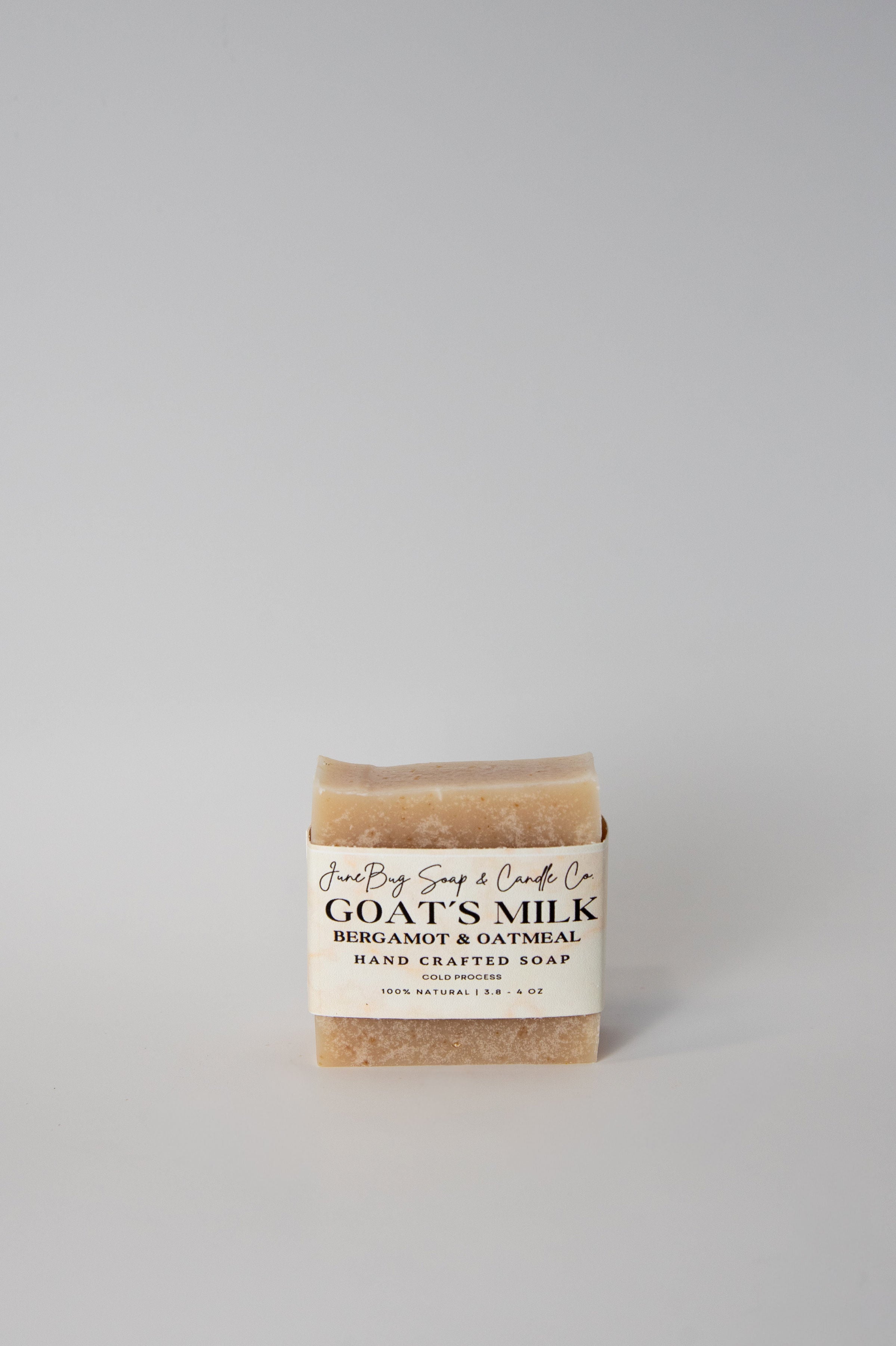 Goats Milk Bergamot And Oatmeal Bar Soap