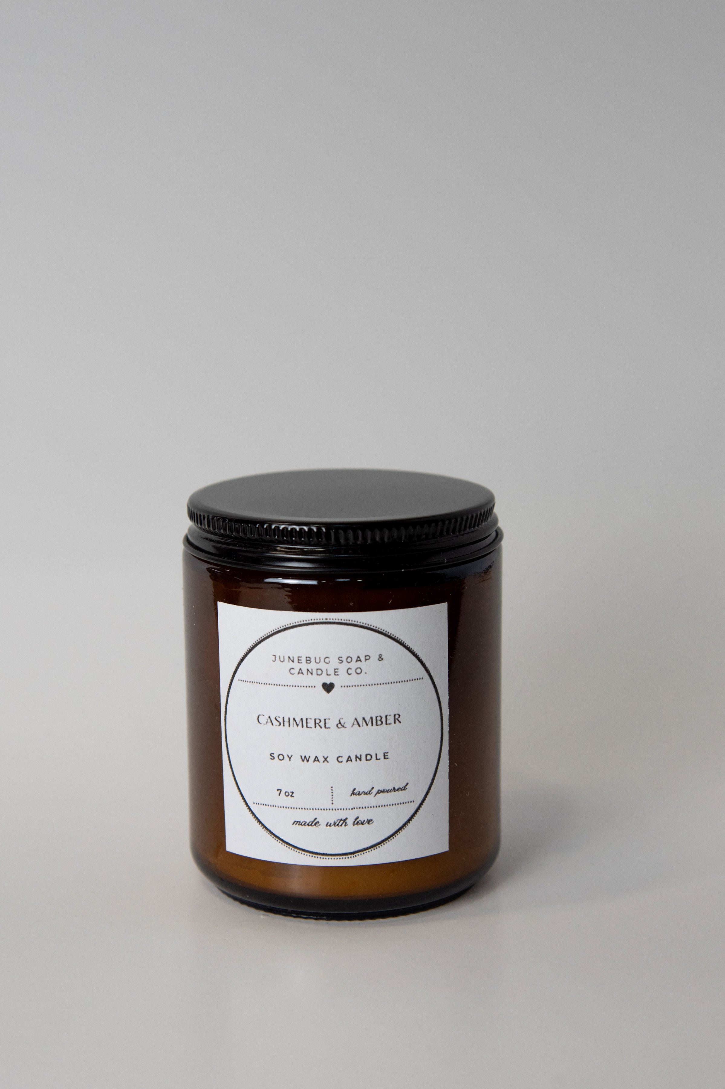 Cashmere And Amber Soy Candle